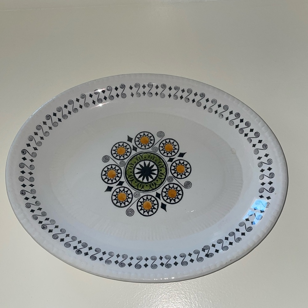 💚Oval VTG Broadhurst Ironstone platter